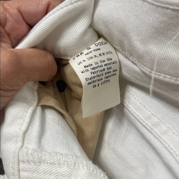 Rag & Bone Fit 1 Extra Slim White Jeans Men’s Size 31 – Premium Denim NY - Picture 6 of 11